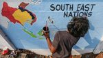 Sambut KTT ASEAN, Jalan di Jaktim Dipercantik dengan Mural