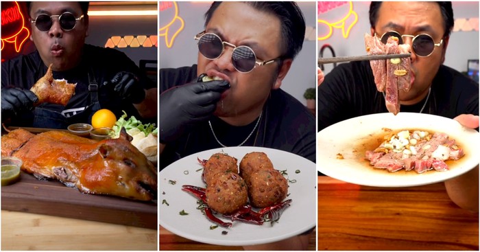 Kocak! TikToker Tirukan Salt Bae, Masak Babi Panggang dan Steak 1 Detik