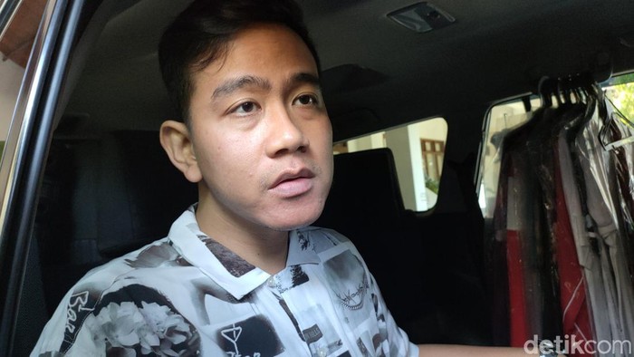 Wali Kota Solo Gibran Rakabuming Raka di Balai Kota Solo, Jumat (25/8/2023).