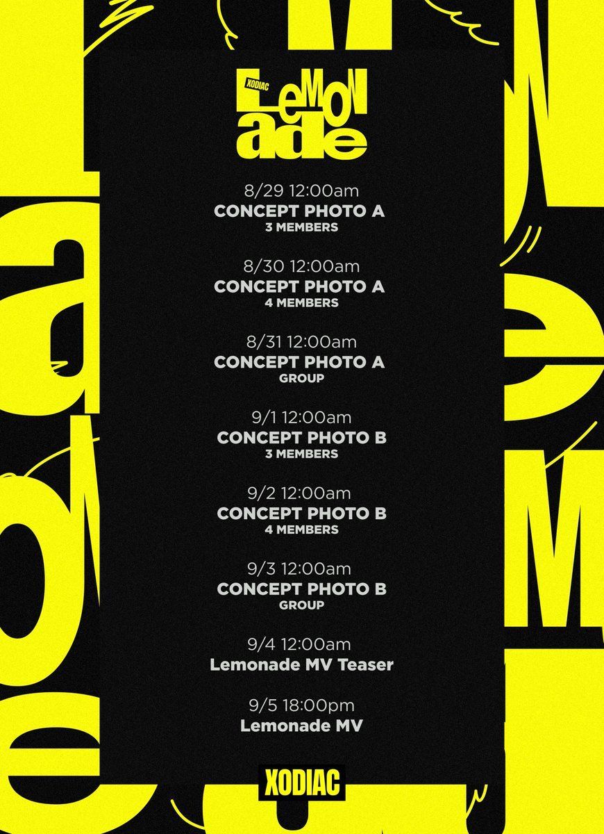 XODIAC comeback September.