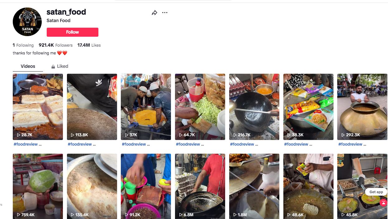 Akun TikTok 'Satan Food' Ini Isinya Video Penjual Makanan Kaki Lima di India
