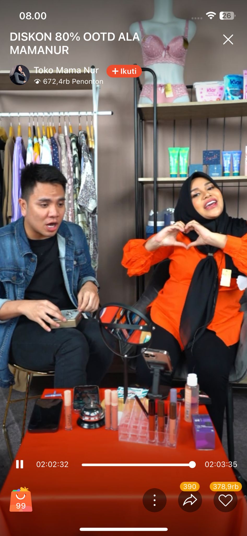 Aurel Live Shopee