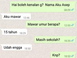 Kumpulan Chat Kocak Jomblo Ngenes Pepet Gebetan