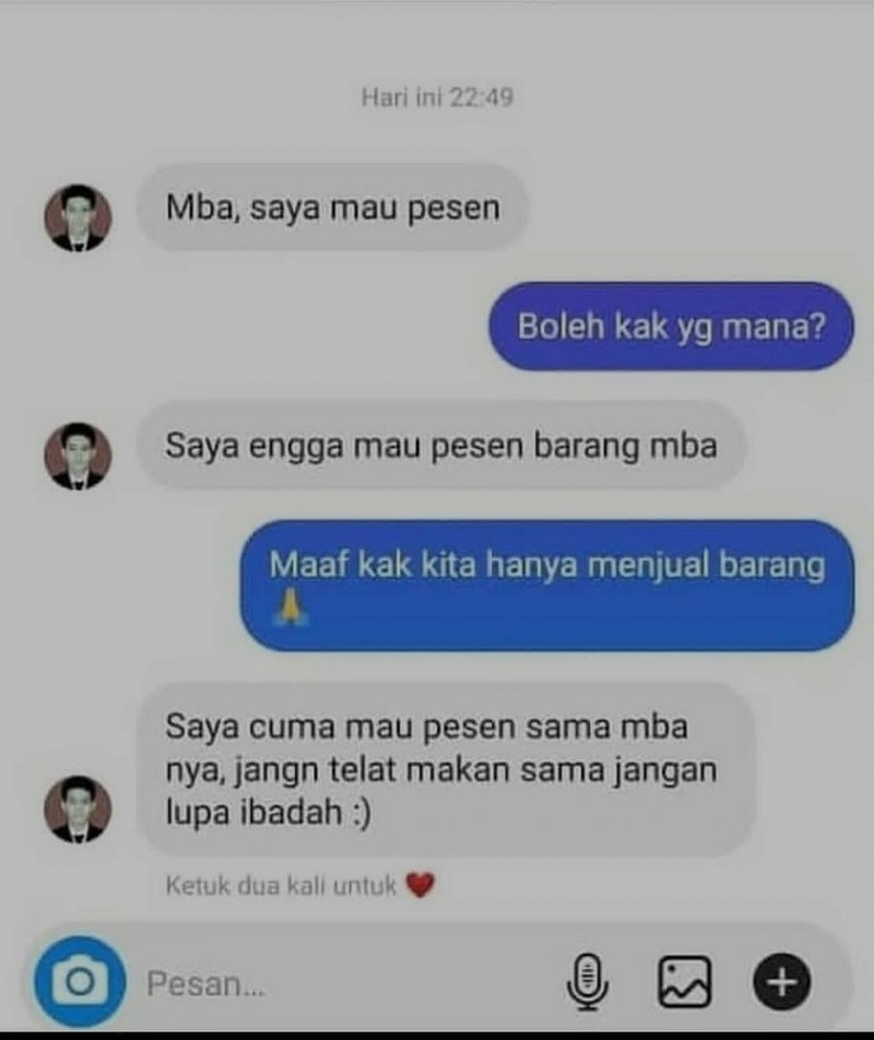 Chat kocak jomblo