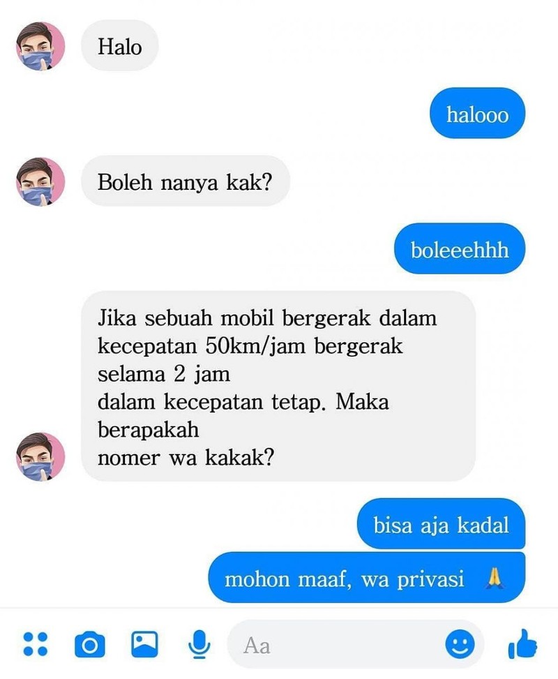 Chat kocak jomblo