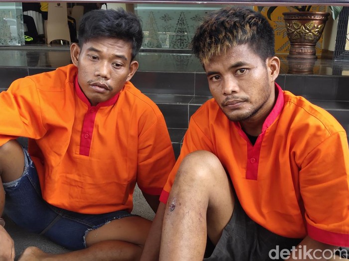 Dua pelaku begal ojol di Palembang ditangkap polisi.