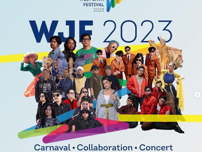 Musisi pengisi konser West Java Festival 2023.