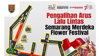 Semarang Flower Festival Digelar Hari Ini, Lalin Jalan Pemuda Dialihkan