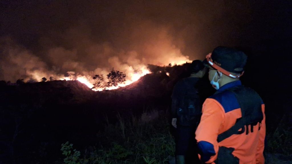Puaya pemadaman kebakaran hutan di Kalimantan Tengah dan Kalimantan Selatan. (Dok. BNPB)