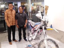Ini Jadinya saat Motor Listrik Sergap 30.1 E-Motocraft Jadi Kanvas Lukis