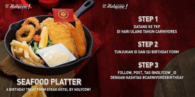 Restoran yang tawarkan kejutan ulang tahun.