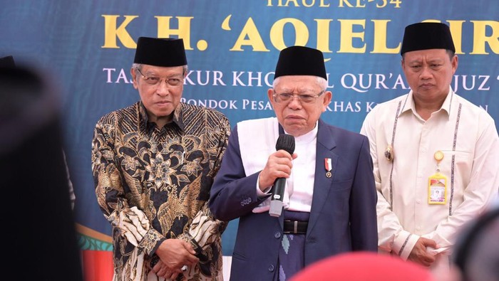 Wapres Maruf Amin di Cirebon, Jawa Barat