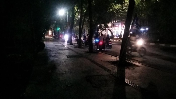 Aksi balap liar dibubarkan di Surabaya