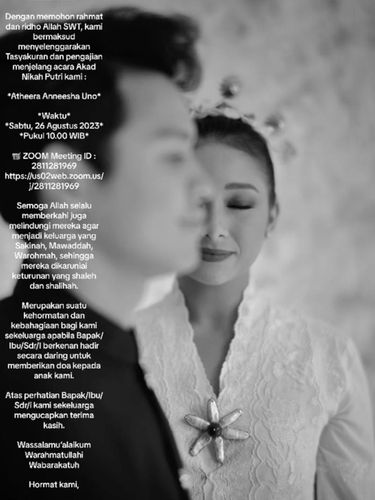 Anneesha Atheera, Putri Sandiaga Uno Pengajian Jelang Pernikahan