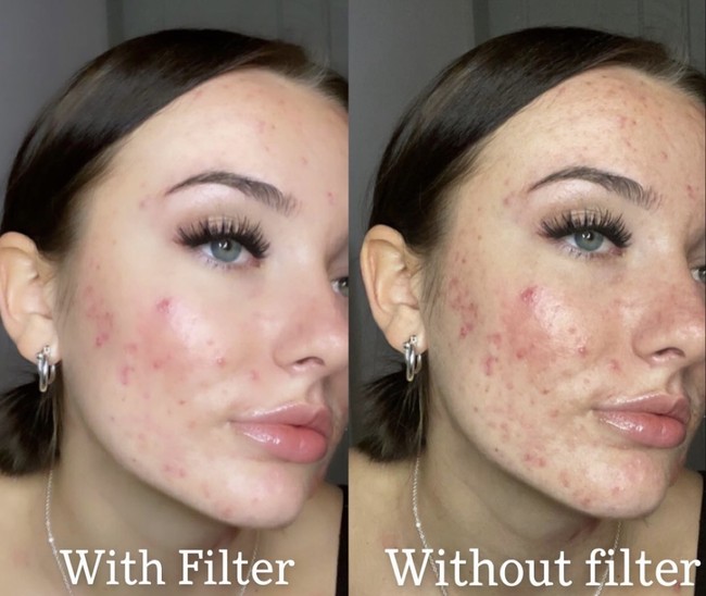 Di TikTok atau Instagram, Courtney tidak menggunakan filter. Pun ketika dia mengandalkan filter di kontennya, Courtney akan  memberitahu pengikutnya. Foto: Dok. Instagram/@courtneyjones02