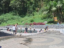 Segar! Cobain Kolam VIP di Pemandian Air Panas Cangar Kota Batu