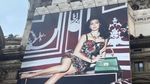 Wajah Georgina Pacar Cristiano Ronaldo yang Mejeng di Billboard Belahan Dunia