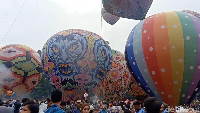 Java Ballon Attraction 2023 yang digelar di Wonosobo, Minggu (27/8/2023).