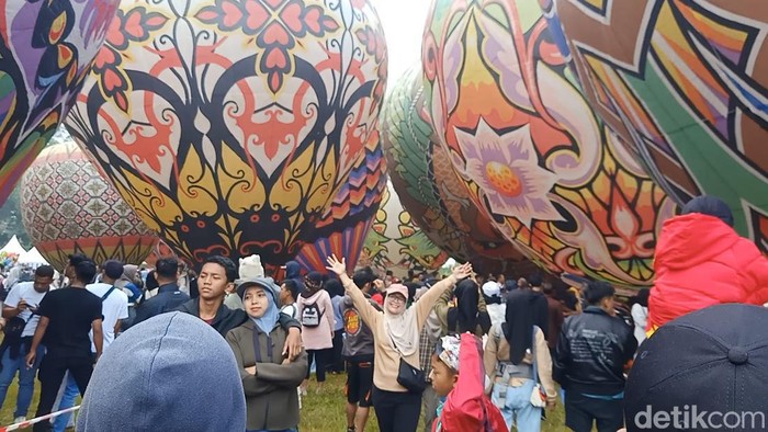 Java Ballon Attraction 2023 yang digelar di Wonosobo, Minggu (27/8/2023).