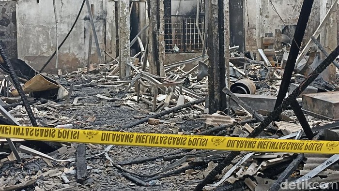 Kebakaran maut di Sunter, Jakarta Utara. (Wildan Noviansah/detikcom)