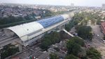 LRT Jabodebek Jelang Operasi Besok