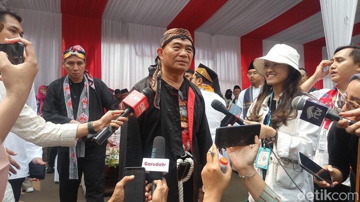 Muhadjir Effendy di Kemenko PMK (Adrial/Akbar).