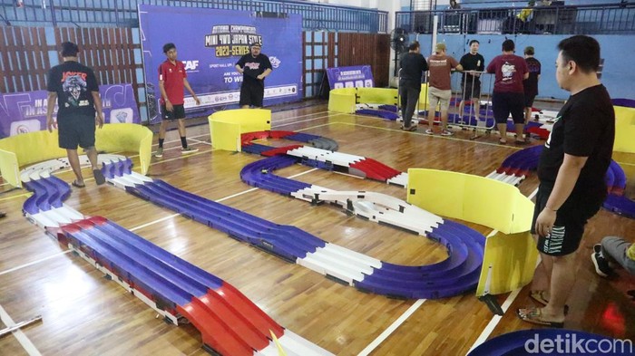 National Championship Mini 4WD Japan Style 2023 di Sport Hall, UPI, Kota Bandung, Minggu (27/8/2023).