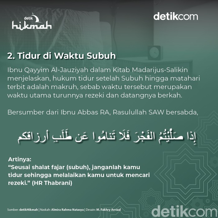 Penghambat Datangnya Rezeki