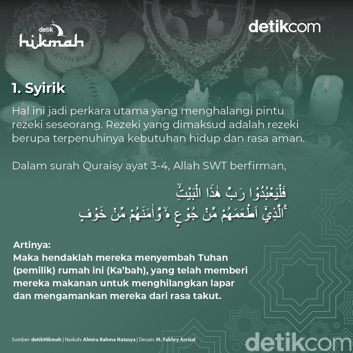 Penghambat Datangnya Rezeki