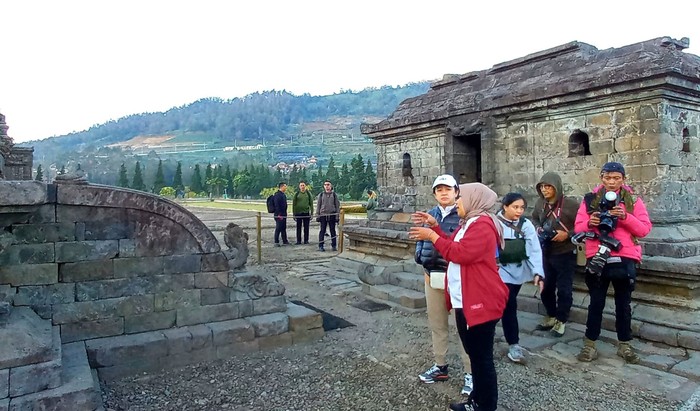 Puan Maharani mengunjungi Dieng, Minggu (27/8/2023). Puan Maharani mengunjungi Dieng, Minggu (27/8/2023).