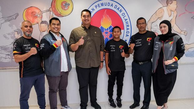 Qarrar Firhand Ali bertemu Menpora Dito Ariotedjo