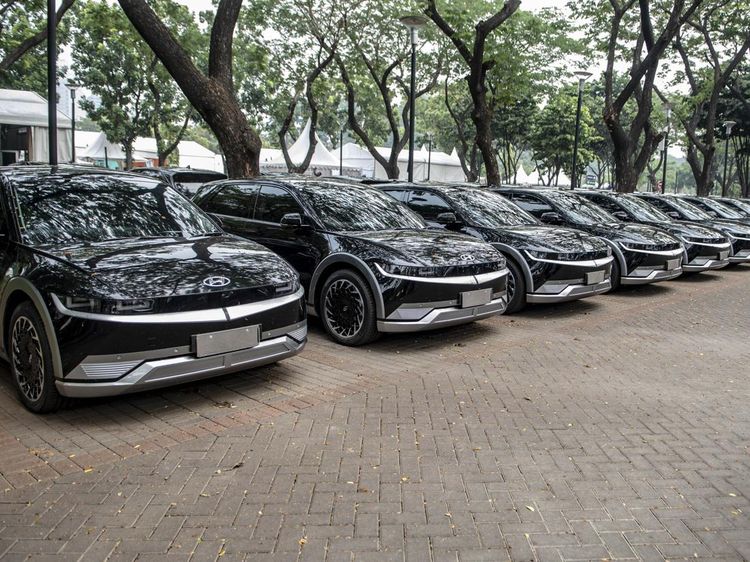 Ratusan Mobil Listrik Disiapkan untuk KTT ASEAN 2023, Ini Potretnya
