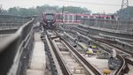 Suasana Uji Coba Terbatas LRT Jabodebek Jelang Diresmikan