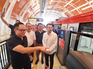 Wamen BUMN Pantau Integrasi & Akses LRT Jabodebek Jelang Diresmikan