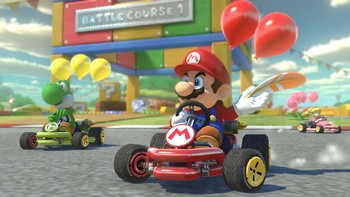 Selain Super Mario Bros, ada pula saudaranya berjudul Mario Kart 8 + Deluxe yang meraih kesuksesan dari segi penjualannya. Sebanyak 75,81 juta gamer yang sudah menikmati game ini. Foto: (Nintendo).