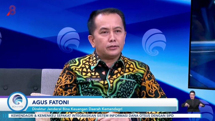 Direktur Jenderal Bina Keuangan Daerah Kementerian Dalam Negeri, Agus Fatoni,