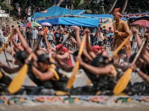 Kedatangan Artis Internasional Bikin Orang Antusias Nonton Pacu Jalur