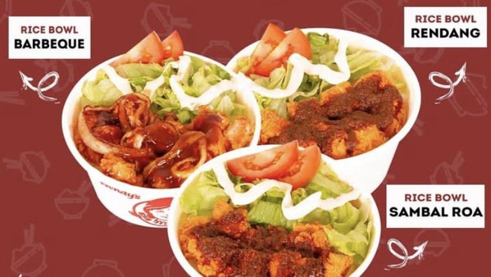 Foto: Wendys Keluarkan Varian Rice Bowl Baru. (Istimewa)