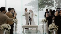 Hanya keluarga dan sahabat terdekat yang diundang Gritte Agatha dan Arif Hidayat dalam acara tersebut. Foto: instagram Gritte Agatha