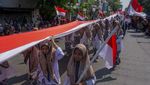Habib Luthfi Ikuti Kirab Merah Putih Sambut Muktamar Sufi Internasional