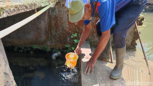 Mata Air Caringin konon petilasan Purbasari (Lutung Kasarung) yang dipercaya berkhasiat.