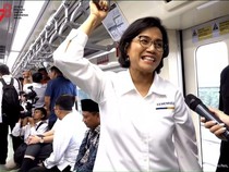 Sri Mulyani Deg-degan Jajal LRT Jabodebek