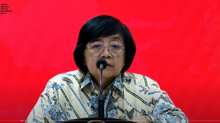 Menteri LHK Siti Nurbaya (dok. YouTube Setpres)