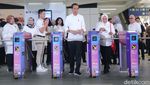 Momen Jokowi Bersama Iriana Resmikan LRT Jabodebek