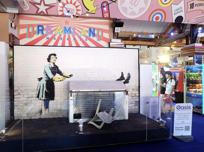 Mural Banksy Dilelang