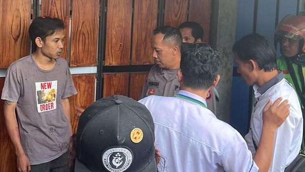 Pedagang martabak, TDS (24) ditangkap tim Polres Bantul usai membacok pedagang warmindo, Senin (28/8/2023).