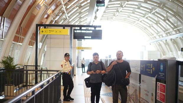 Persiapan LRT Jabodebek jelang diresmikan dan beroperasi hari ini. (Dok. KAI)
