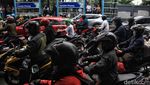 Potret Macet Lebak Bulus Terdampak Proyek Gorong-gorong
