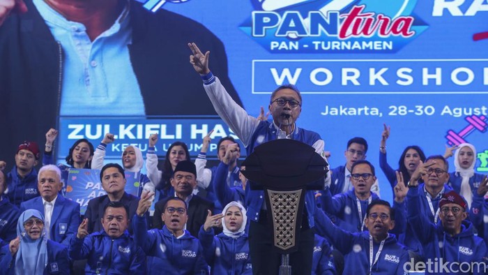 Prabowo hingga Erick Thohir Hadiri HUT ke-25 PAN