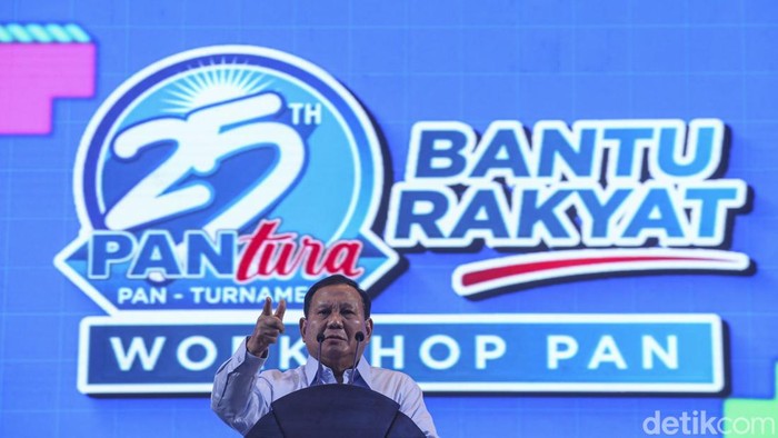 Prabowo hingga Erick Thohir Hadiri HUT ke-25 PAN